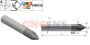 PMK40.z4.10.XX.72.SF60 TiAlN Фреза для снятия фасок твердосплавная по металлу