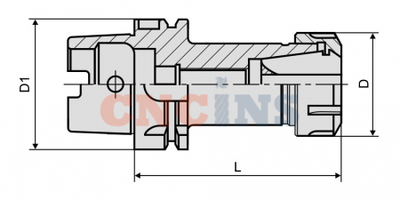 Патрон цанговый HSK63A-ER32-100
