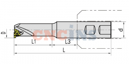 SMT09-12F08 Фреза концевая резьбонарезная