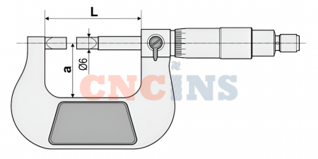 262-302 Микрометр лезвийный 25-50 мм