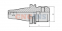 Патрон для концевых фрез с хвостовиком Weldon BT30-SLN12-063